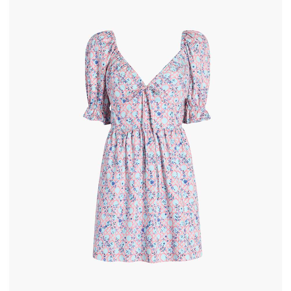 Hill House Home The Ophelia Mini Dress - Pink Basketweave Vine Size XLPink Baske